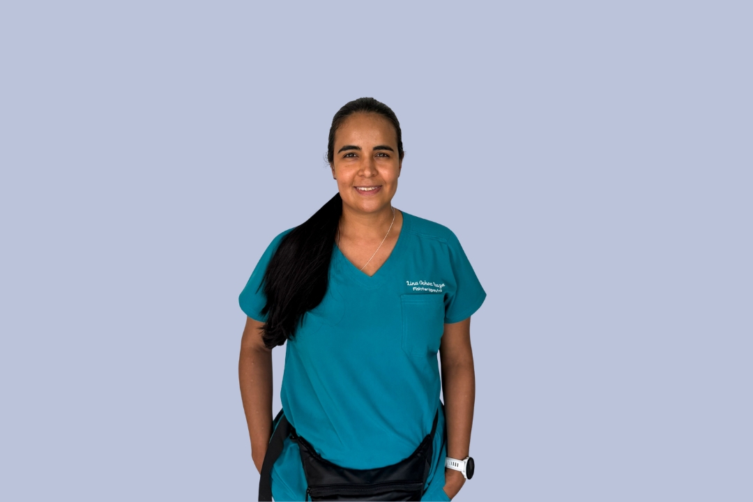 Lina Ochoa Isaza, physiotherapist on the MedValet recovery team.